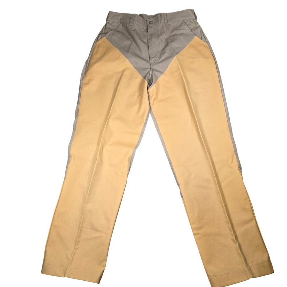 Orvis Womens Upland Hunting Field Pants Khaki Tan Canvas Fishing Cotton VTG 14